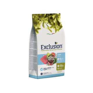 Exclusion Mediterraneo Puppy Small Breed Tonno kg 2