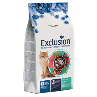 Exclusion Mediterraneo Cat Sterilizzato Tonno kg 1,5