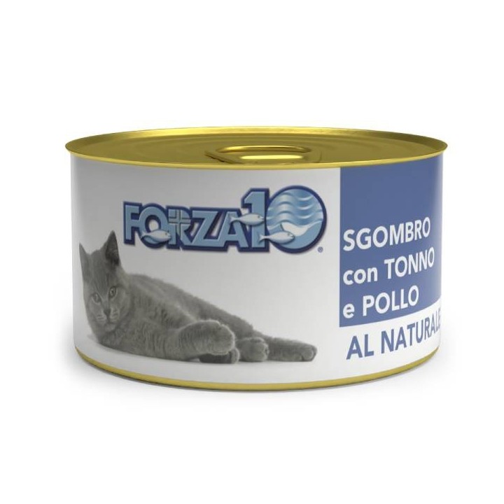 Forza 10 - Al Naturale con Sgombro, Tonno e Pollo da 75g