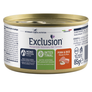 Exclusion Diet Cat Intestinal Maiale e Riso g 85