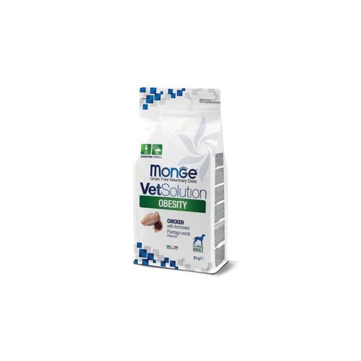 Monge VetSolution Canine Obesity Grain Free Adult Pollo kg 12