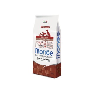 Monge Natural Superpremium Puppy & Junior Agnello e Riso kg 12